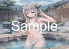 A4サイズアートポスター 1点もの 美女ポスター最高品質 E-J-２８
