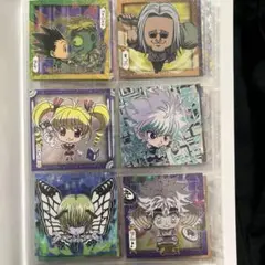 HUNTER×HUNTER ディフォルメシールウエハース 6枚セット