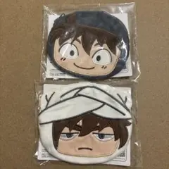 忍たま乱太郎　フェイスポーチ　vol.1 土井半助　vol.2 天鬼　セット