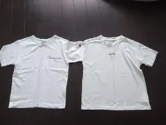 Champion ホワイト Tシャツ 2枚セット身長120〜140