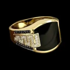 【R001】リング　メンズ　レディース　ゴールド　アクセサリー　指輪　20号