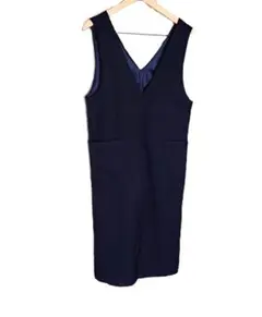 HK WORKS LONDON 　Vネック　ジャンパースカート　ブラック　M