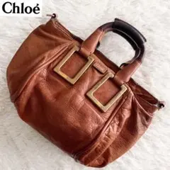 7 Chloe クロエ エテル ミニバッグ レザー ハンドバッグ