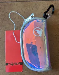 HONMA ゴルフ アクセサリーケース ポーチ シルバー