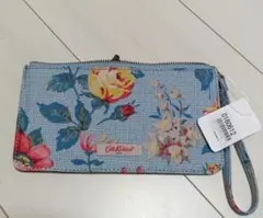 新品　キャスキッドソン マルチポーチ　ポーチ　　長財布　花柄　フラワー　ローズ