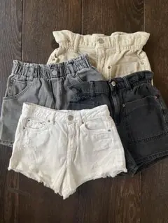ZARA &H&M 9y 10y ショートパンツ4枚セット