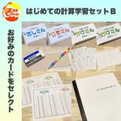 はじめての計算学習セットＢ　計算カード　たし算　ひき算　かけ算　わり算　算数
