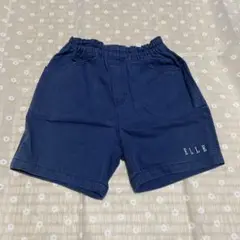 ELLE ネイビー ハーフパンツ