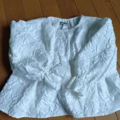 《100》Little WEEKD ホワイト 長袖シャツ
