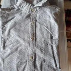 UNIQLO 幾何学模様 ボタンダウンシャツ L