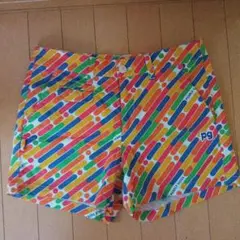 PEARLY GATES レディース　カラフルショートパンツ　Mサイズ