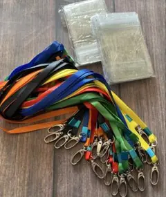 IDホルダー ビジター 防水 キーホルダー24個セット