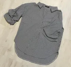 Radarista・スキッパーシャツ ストライプオーバーサイズ・Mサイズ・美品✨️