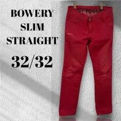 AEROPOSTALE　レッドデニムパンツ　レッド　32/32　◆M3669