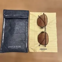 JINS&SUN JINS サングラス　ピンク　カラーレンズ