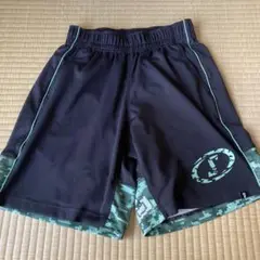 SPALDING ショートパンツ Sサイズ ブラック/グリーン