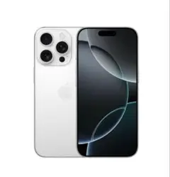【新品未開封】iPhone16Pro 128GB ホワイトチタニウムSIMフリー