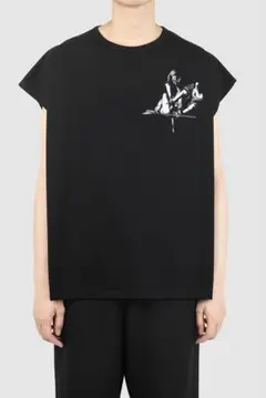 ラッドミュージシャン22ss プリントノースリーブTシャツ