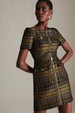 【KAREN MILLEN】ジャカード ワンピース