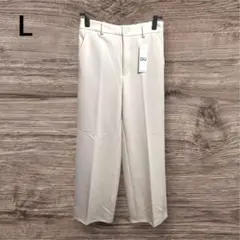 新品 タグ付き GU ジーユー カットソー ストレートパンツ Lサイズ