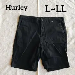 Hurley 【34/L~LL】ブラック ショートパンツ 黒ハーフパンツ