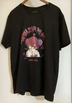 Tシャツ　anime save the girl