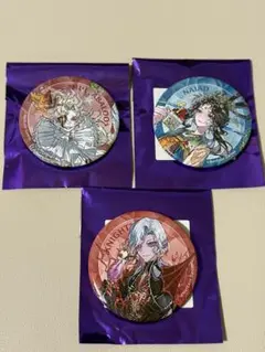 第五人格　スイパラ　7周年カフェ　フラバルー　漁師　騎士　缶バッジ　セット