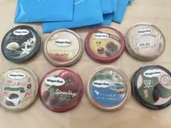 新品ハーゲンダッツ　アイスクリーム　缶バッジ8個