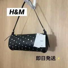 2025新作 H＆M スタッズワンショルダー ハンドバッグ 新品 Y2Kブラック