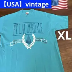 【USA製】vintageFT. LAUDERDALEヴィンテージ TシャツXL