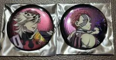 鬼滅の刃 劇場版 グリッター缶バッジ 童磨 猗窩座 セット