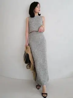 ネップニットセットアップ　anuans