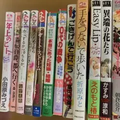 女性漫画12冊セット（年上のヒト、手をつないで歩いた、Easy Lipなど）