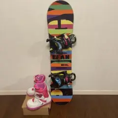 BURTON ELAN スノーボード 3点セット 105cm キッズ 子供用