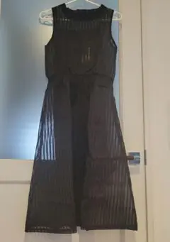 【新品タグ付き】黒ロングワンピース S