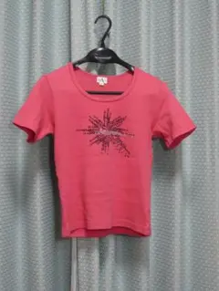 クリスチャン オジャール　朱赤色 Tシャツ サイズ３８ イトキン
