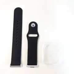 2点 Huawei Watch Fit3 スポーツバンド ブラック+クリアケース