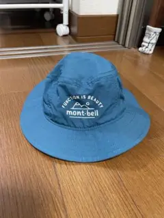 mont-bell ベビーハット FREE 青