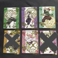 鬼滅の刃 銀だこ 限定コラボカード 第1弾 ノーマルカード6枚