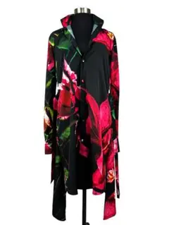 THE ONENESS ブーゲンビリアフレアロングシャツ M 新品
