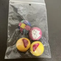カラフル　ボタン　4点セット