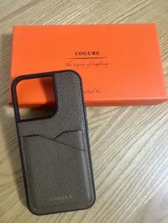 COGURE レザー iPhoneケース カードポケット付き