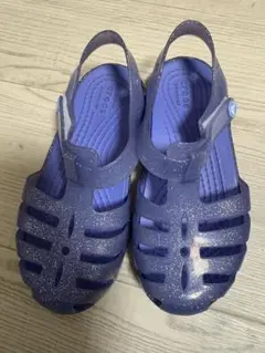 Crocs グリッター　サンダル　ムーンゼリー