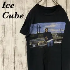【USED】アイス・キューブ 半袖 Tシャツ プリント 黒 ラッパー USA