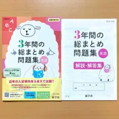 2025年度 3年間の総まとめ問題集 英語【中は生徒用】解説解答集付 ワーク答え