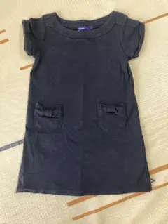 GAPkids ギャップキッズ　ブラック　半袖ワンピース　110cm
