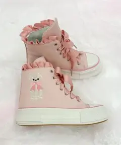 axes femme kawaii★新品タグ付き★ベア刺繍スニーカー