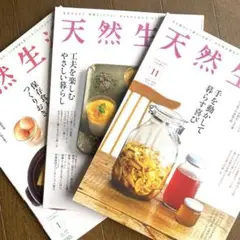 天然生活 2020年　1月号 8月号　11月号 3冊セット