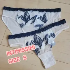 INTIMISSIMI 花柄刺繍 2枚 サイズS