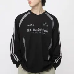 【UNISEX】SAINTPAIN／Ｍ.Ｍ.Ｃ ラインロングスリーブＴ